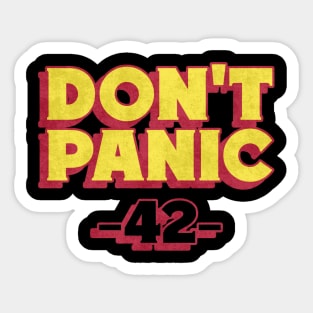 Don’t Panic Sticker